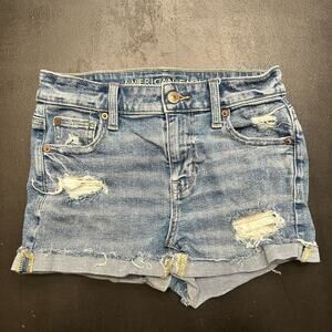 American Eagle Mini Denim Shorts #Summer #Shorts #Ae Size 0